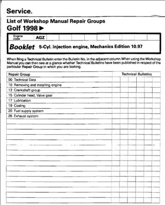 Product picture V5 AGZ golf jetta bora mechanical workshop manual